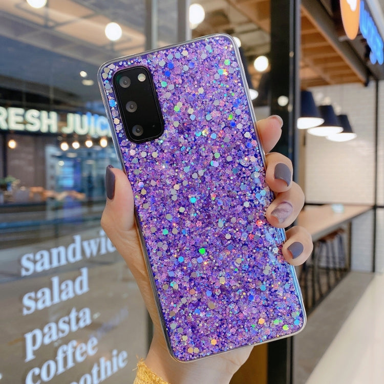 Custodia per telefono in TPU con colla glitter glitterata, For Samsung Galaxy S23 5G, For Samsung Galaxy S23+ 5G, For Samsung Galaxy S23 Ultra 5G
