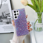 Custodia per telefono in TPU con colla glitter glitterata, For Samsung Galaxy S23 5G, For Samsung Galaxy S23+ 5G, For Samsung Galaxy S23 Ultra 5G