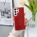 Custodia per telefono in TPU con colla glitter glitterata, For Samsung Galaxy S23 5G, For Samsung Galaxy S23+ 5G, For Samsung Galaxy S23 Ultra 5G