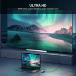 Adattatore docking station hub USB-C 8 in 1 con HDMI 4K