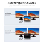 Hub USB-C 10 in 1 con HDMI 4K, VGA, RJ45 e lettore SD/TF
