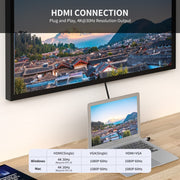 JUNSUNMAY Lettore di schede SD/TF adattatore docking station hub USB C multifunzionale 11 in 1, JSM-HUB021