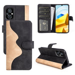 Per Xiaomi Poco M5 4G Custodia per cellulare in pelle con cuciture orizzontali, For Xiaomi Poco M5 4G
