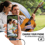 Microfono lavalier wireless doppio con custodia ricarica