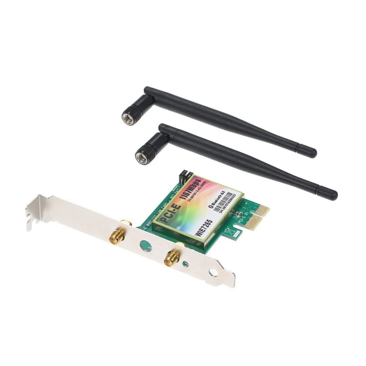 Adattatore WiFi PCI-e dual band 802.11ac 1167Mbps WIE7265 + scheda di rete WLAN Bluetooth 4.2