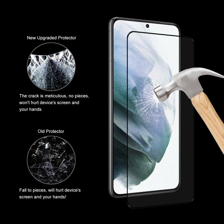 Per Samsung Galaxy S23 5G ENKAY Full Glue 0.2mm Vetro temperato Full Film, supporto sblocco impronte digitali, For Samsung Galaxy S23 5G(1pcs), For Samsung Galaxy S23 5G(2pcs), For Samsung Galaxy S23 5G(5pcs), For Samsung Galaxy S23 5G(10pcs)