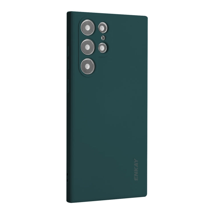 Per Samsung Galaxy S23 Ultra 5G ENKAY Hat-Prince Custodia in silicone morbido antiurto per telefono, For Samsung Galaxy S23 Ultra 5G