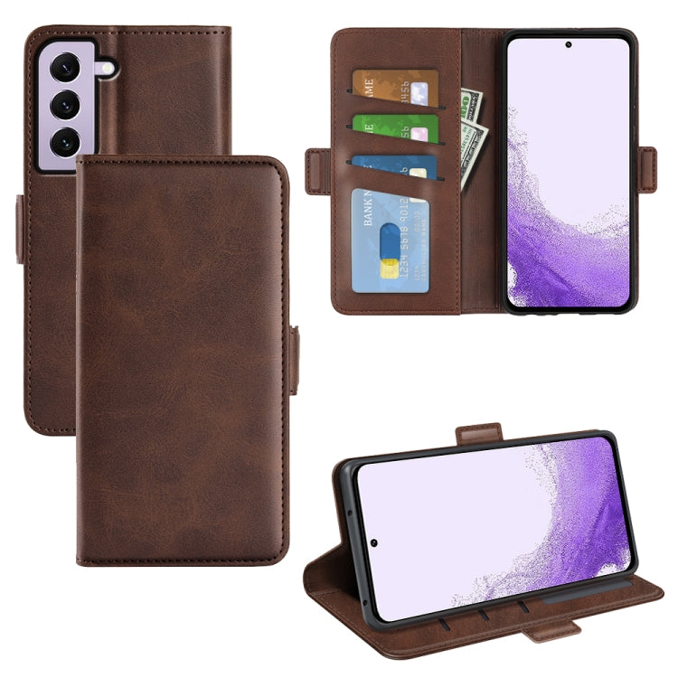Per Samsung Galaxy S23 5G Custodia in pelle con fibbia magnetica a doppio lato, For Samsung Galaxy S23 5G