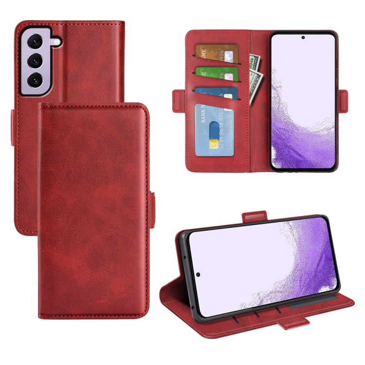Per Samsung Galaxy S23 5G Custodia in pelle con fibbia magnetica a doppio lato, For Samsung Galaxy S23 5G