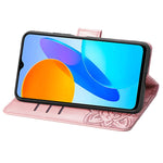 Custodia per telefono in pelle goffrata farfalla amore fiore, For Honor X8 5G, For Infinix Note 11, For Xiaomi Poco M5