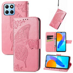 Custodia per telefono in pelle goffrata farfalla amore fiore, For Honor X8 5G, For Infinix Note 11, For Xiaomi Poco M5