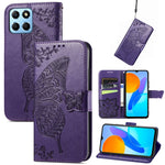 Custodia per telefono in pelle goffrata farfalla amore fiore, For Honor X8 5G, For Infinix Note 11, For Xiaomi Poco M5