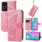 Custodia per telefono in pelle goffrata farfalla amore fiore, For Honor X8 5G, For Infinix Note 11, For Xiaomi Poco M5