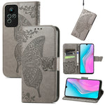 Custodia per telefono in pelle goffrata farfalla amore fiore, For Honor X8 5G, For Infinix Note 11, For Xiaomi Poco M5