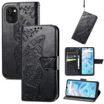 Custodia per telefono in pelle goffrata farfalla amore fiore, For Xiaomi Redmi A1+, For UMIDIGI A13S, For vivo T2X 5G