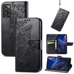 Custodia per telefono in pelle goffrata farfalla amore fiore, For ZTE Blade A72 4G, For ZTE Blade V40 Pro, For Huawei Mate 50 Pro