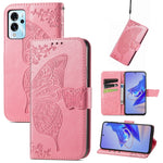Custodia per telefono in pelle goffrata farfalla amore fiore, For ZTE Blade A72 4G, For ZTE Blade V40 Pro, For Huawei Mate 50 Pro