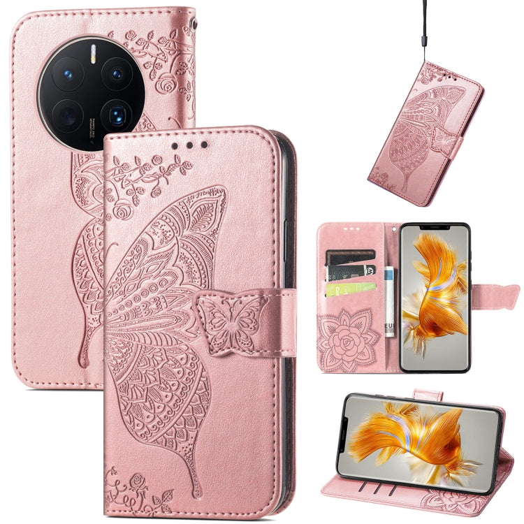 Custodia per telefono in pelle goffrata farfalla amore fiore, For ZTE Blade A72 4G, For ZTE Blade V40 Pro, For Huawei Mate 50 Pro