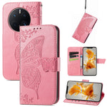 Custodia per telefono in pelle goffrata farfalla amore fiore, For ZTE Blade A72 4G, For ZTE Blade V40 Pro, For Huawei Mate 50 Pro