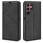 Per Samsung Galaxy S23 Ultra 5G Custodia in pelle con ventosa magnetica retro-pelle, For Samsung Galaxy S23 Ultra 5G