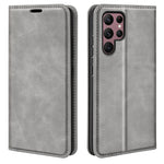 Per Samsung Galaxy S23 Ultra 5G Custodia in pelle con ventosa magnetica retro-pelle, For Samsung Galaxy S23 Ultra 5G