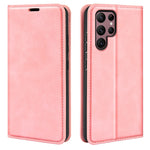 Per Samsung Galaxy S23 Ultra 5G Custodia in pelle con ventosa magnetica retro-pelle, For Samsung Galaxy S23 Ultra 5G