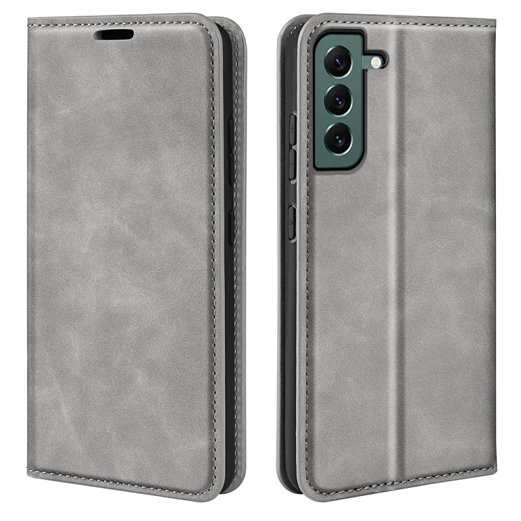 Per Samsung Galaxy S23 + 5G Custodia per telefono in pelle con aspirazione magnetica retro-pelle, For Samsung Galaxy S23 5G, For Samsung Galaxy S23+ 5G