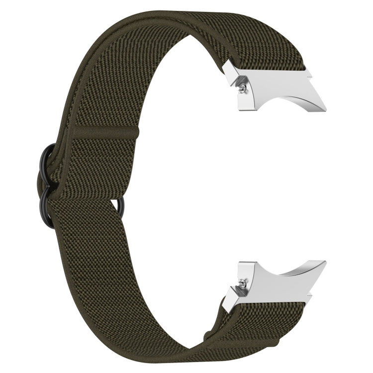 Cinturino per orologio con fibbia nera elasticizzata in nylon, For Samsung Galaxy Watch 5 Pro 45mm, For Samsung Galaxy Watch 5 44mm, For Samsung Galaxy Watch 5 40mm, For Samsung Galaxy Watch 4 44mm