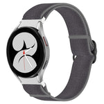 Cinturino per orologio con fibbia nera elasticizzata in nylon, For Samsung Galaxy Watch 5 Pro 45mm, For Samsung Galaxy Watch 5 44mm, For Samsung Galaxy Watch 5 40mm, For Samsung Galaxy Watch 4 44mm