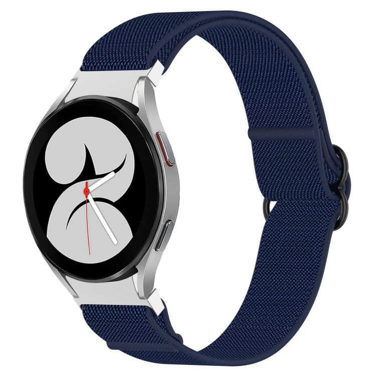 Cinturino per orologio con fibbia nera elasticizzata in nylon, For Samsung Galaxy Watch 5 Pro 45mm, For Samsung Galaxy Watch 5 44mm, For Samsung Galaxy Watch 5 40mm, For Samsung Galaxy Watch 4 44mm