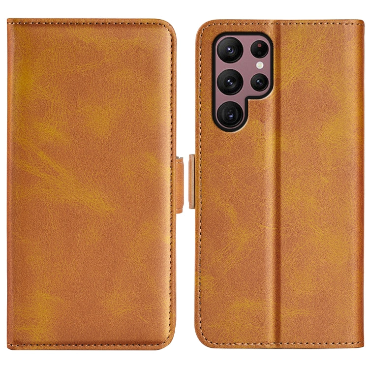 Per Samsung Galaxy S23 Ultra 5G Custodia in pelle con fibbia magnetica a doppio lato, For Samsung Galaxy S23 Ultra 5G