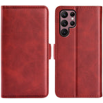 Per Samsung Galaxy S23 Ultra 5G Custodia in pelle con fibbia magnetica a doppio lato, For Samsung Galaxy S23 Ultra 5G