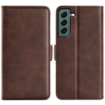 Per Samsung Galaxy S23 + 5G Custodia in pelle con fibbia magnetica a doppio lato, For Samsung Galaxy S23+ 5G