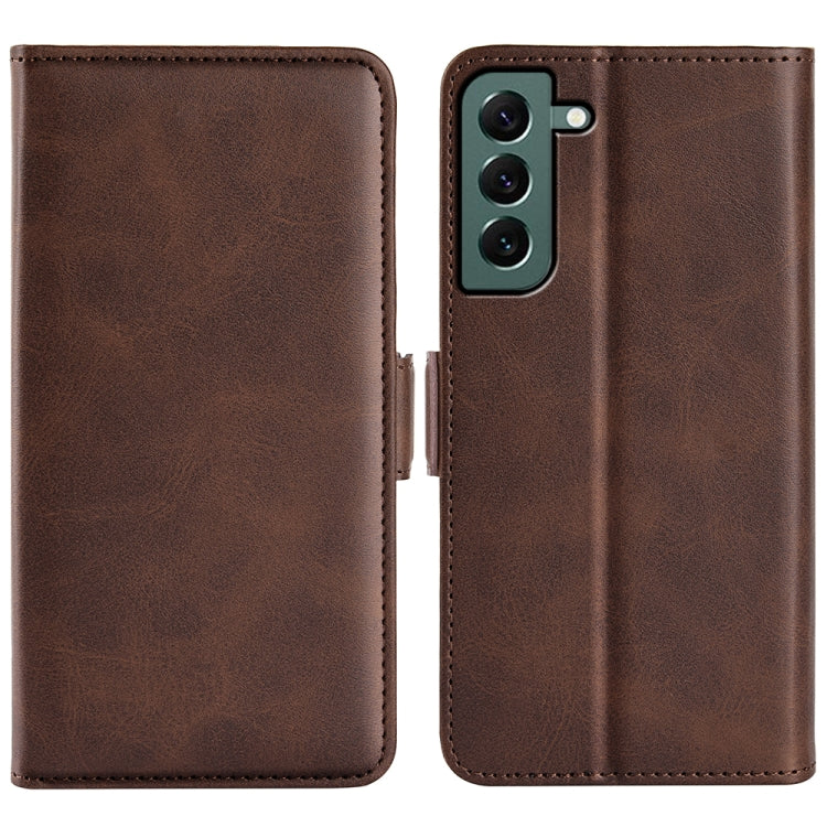 Per Samsung Galaxy S23 + 5G Custodia in pelle con fibbia magnetica a doppio lato, For Samsung Galaxy S23+ 5G