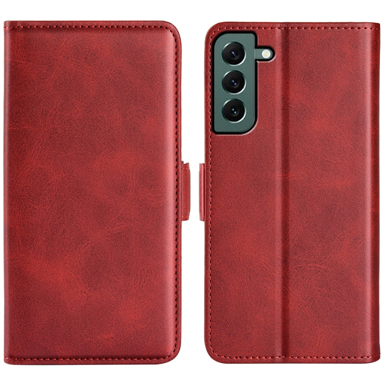 Per Samsung Galaxy S23 + 5G Custodia in pelle con fibbia magnetica a doppio lato, For Samsung Galaxy S23+ 5G
