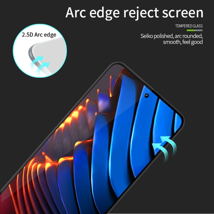 Pellicola in vetro temperato a schermo intero PINWUYO 9H 2.5D, For Xiaomi Poco X5 Pro