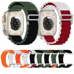 Cinturino in nylon bicolore, For Apple Watch Series 8&7 41mm/SE 2&6&SE&5&4 40mm