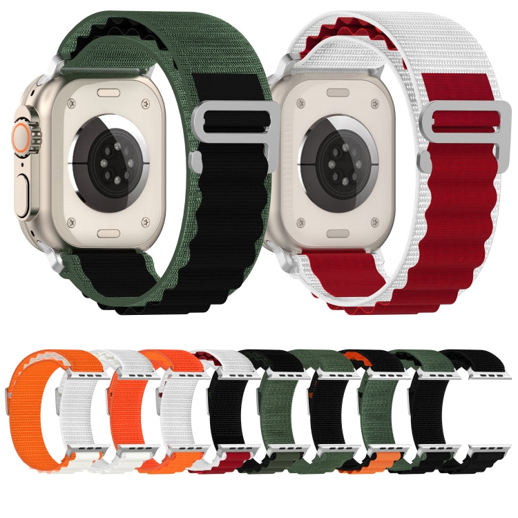 Cinturino in nylon bicolore, For Apple Watch Series 8&7 41mm/SE 2&6&SE&5&4 40mm