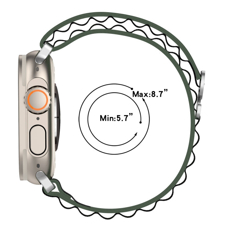 Cinturino in nylon bicolore, For Apple Watch Series 8&7 41mm/SE 2&6&SE&5&4 40mm