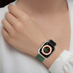 Cinturino in nylon bicolore, For Apple Watch Series 8&7 41mm/SE 2&6&SE&5&4 40mm