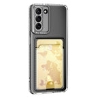 Card Bag Custodia per telefono trasparente antiurto, For Samsung Galaxy S23 5G, For Samsung Galaxy S23+ 5G, For Samsung Galaxy S23 Ultra 5G