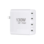 Caricabatterie GaN 130W USB-C 4 porte con PD65W e PD30W