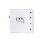 Caricabatterie GaN130W USB-C a 4 porte PD65W / PD30W multiporta di tipo C per serie di notebook, US Plug, EU / US Plug, UK / US Plug, AU / US Plug, EU / UK / US Plug, EU / UK / AU / US Plug