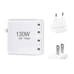 Caricabatterie GaN 130W USB-C 4 porte con PD65W e PD30W