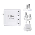 Caricabatterie GaN 130W USB-C 4 porte con PD65W e PD30W
