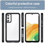 Custodia per telefono in acrilico + TPU serie colorata, For Samsung Galaxy A34 5G, For Google Pixel 7a