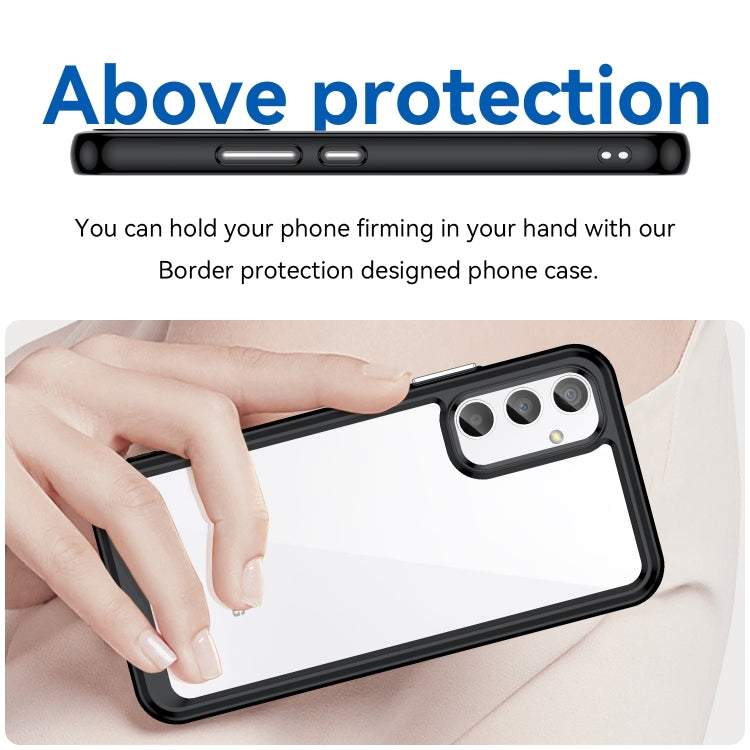 Custodia per telefono in acrilico + TPU serie colorata, For Samsung Galaxy A34 5G, For Google Pixel 7a