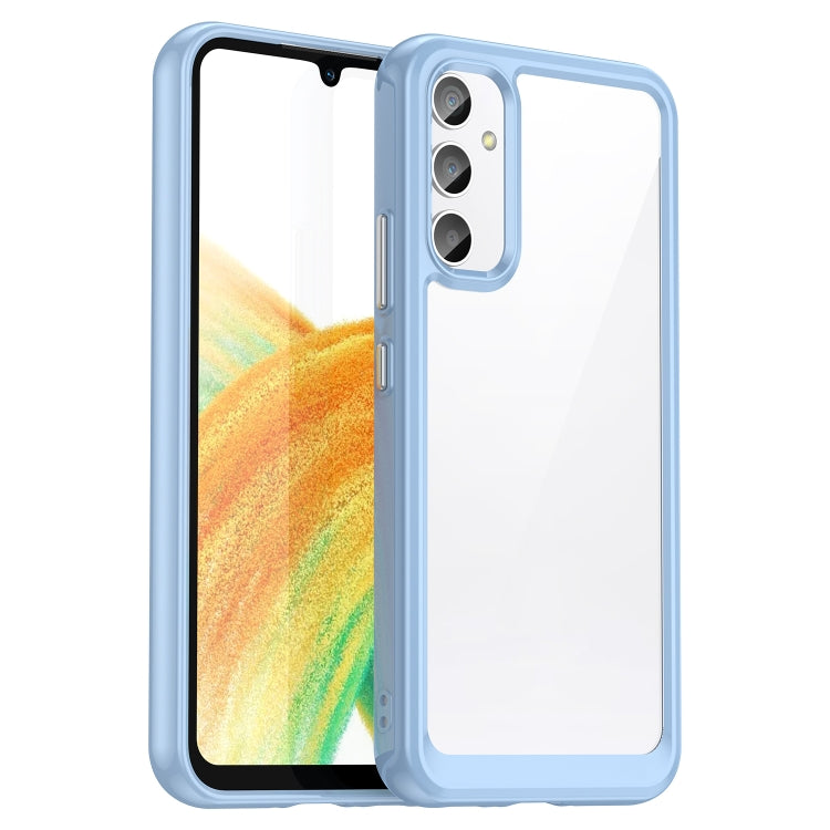 Custodia per telefono in acrilico + TPU serie colorata, For Samsung Galaxy A34 5G, For Google Pixel 7a