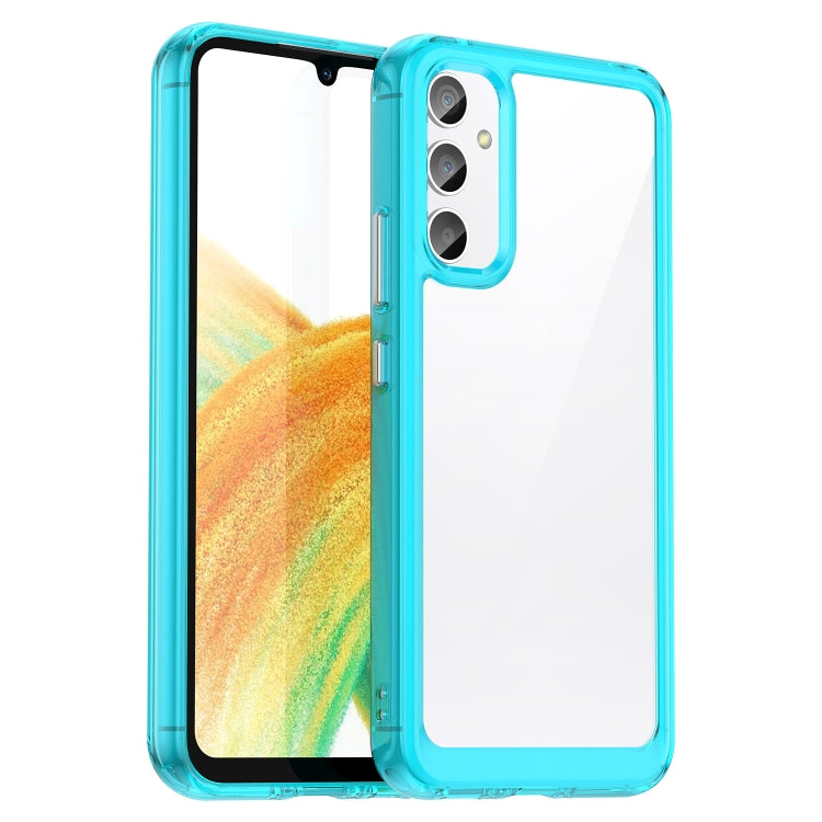 Custodia per telefono in acrilico + TPU serie colorata, For Samsung Galaxy A34 5G, For Google Pixel 7a