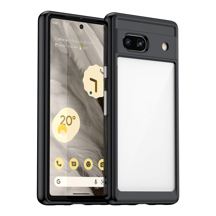 Custodia per telefono in acrilico + TPU serie colorata, For Samsung Galaxy A34 5G, For Google Pixel 7a